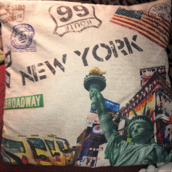 City Life Collage Art Canvas Pillow Cover - Picture 3 of 5